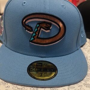 Blue New Era 59FIFTY Cap with Snake Logo